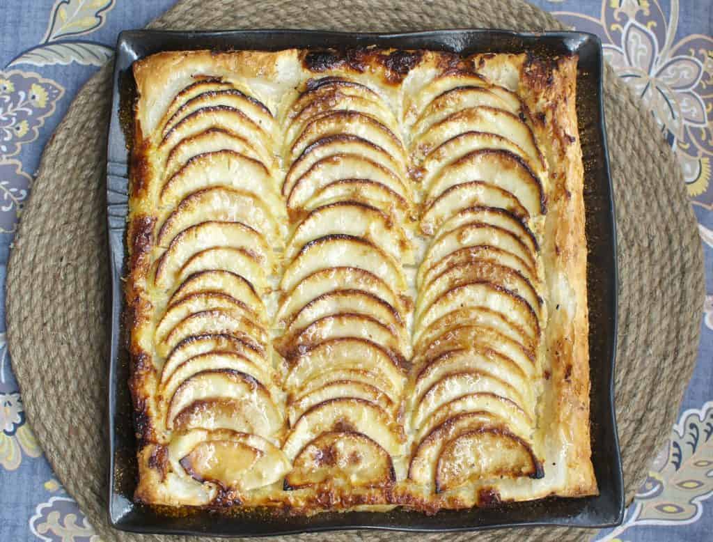 Apple & Honeyed Goat Cheese Galette