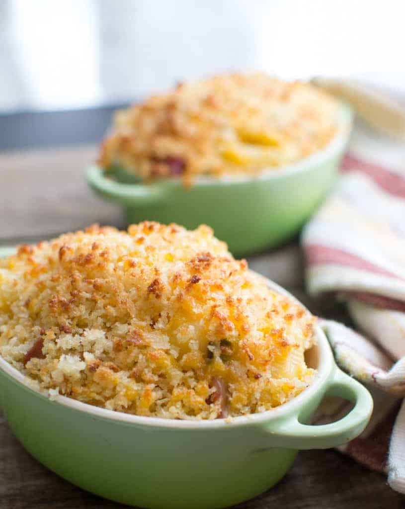 Poblano-Chorizo Mac and Cheese