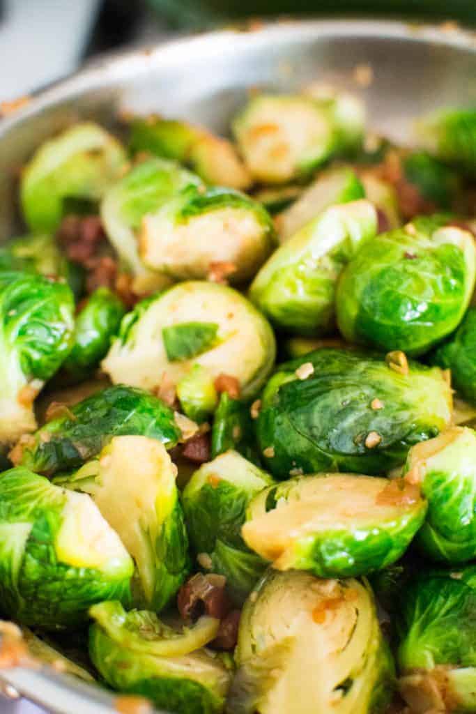 pancetta roasted Brussels sprouts