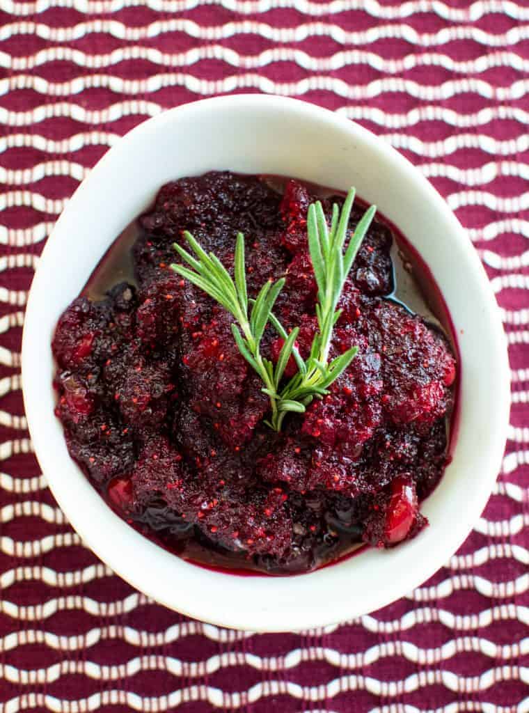 cranberry sauce with grand mariner