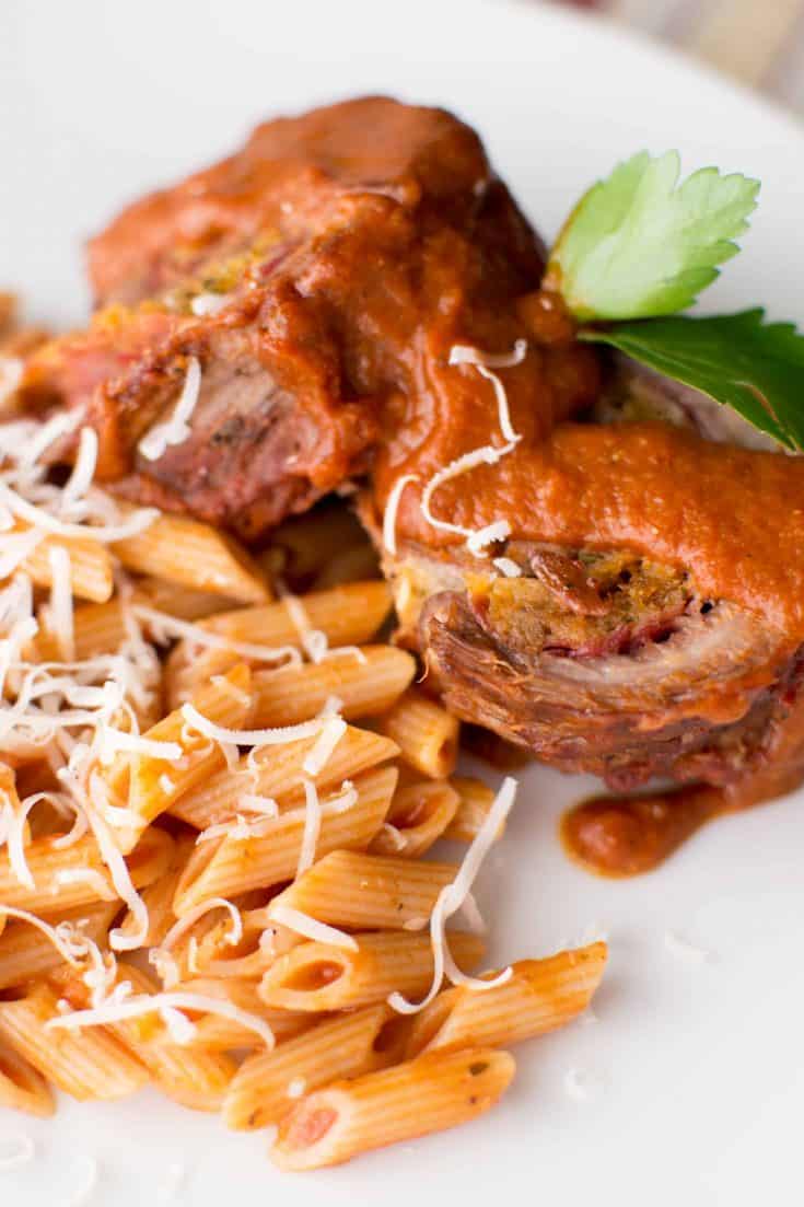 Italian Braciole in Slow Simmered Sauce Hunger Thirst Play