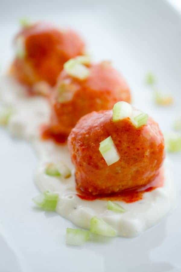 Buffalo Chicken Meatballs