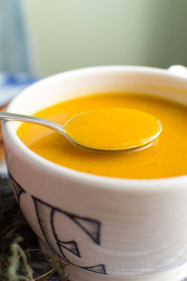 Capitalize on winter produce with Butternut Squash Soup!