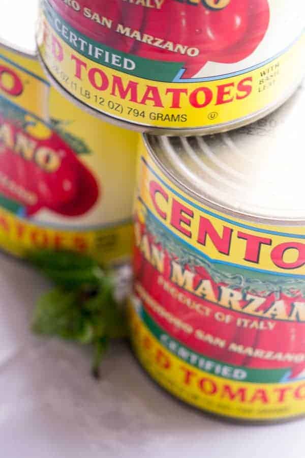 San Marzano tomatoes for pomodoro sauce