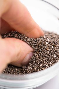 Chia seeds can be sprinkled over meals, blended into smoothies or combined with liquid to make pudding.