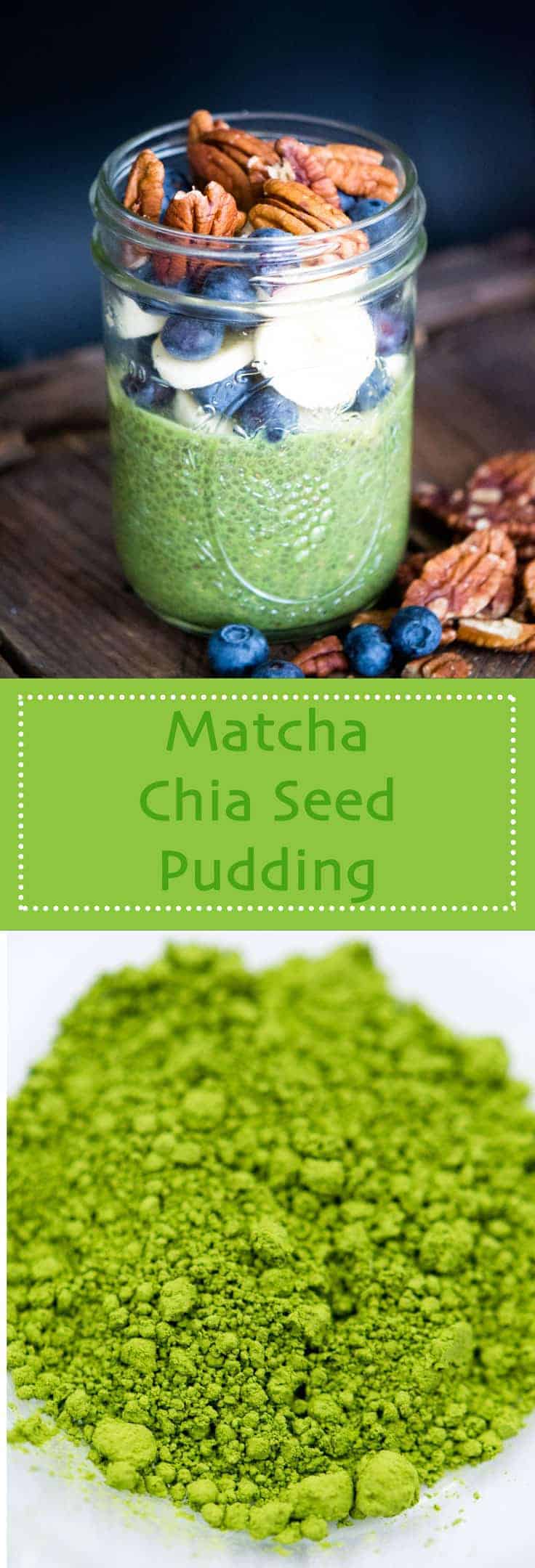 Matcha green tea powder brings energy to this superfood breakfast