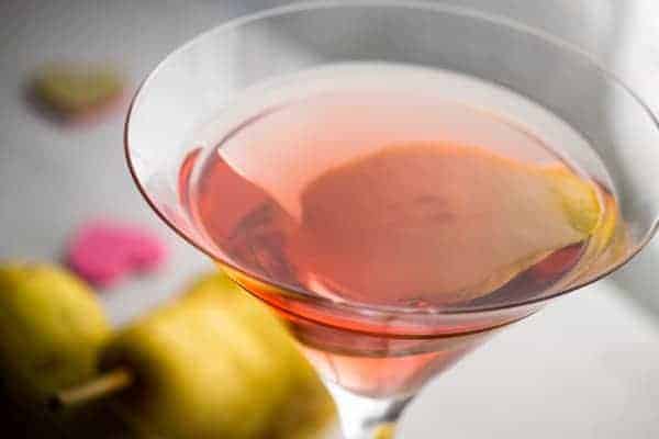 Traditional Cosmopolitan with a Pear Twist