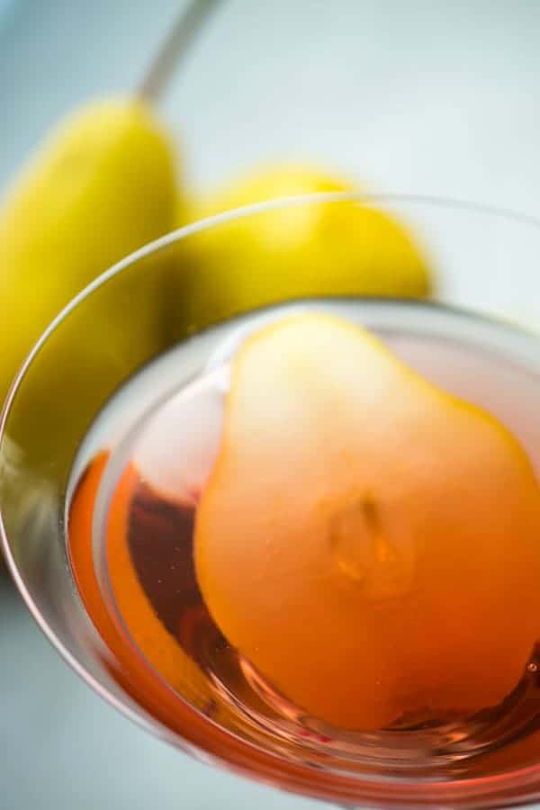 Traditional Cosmopolitan with a Pear Twist