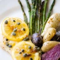 Sheet Pan Chicken Piccata