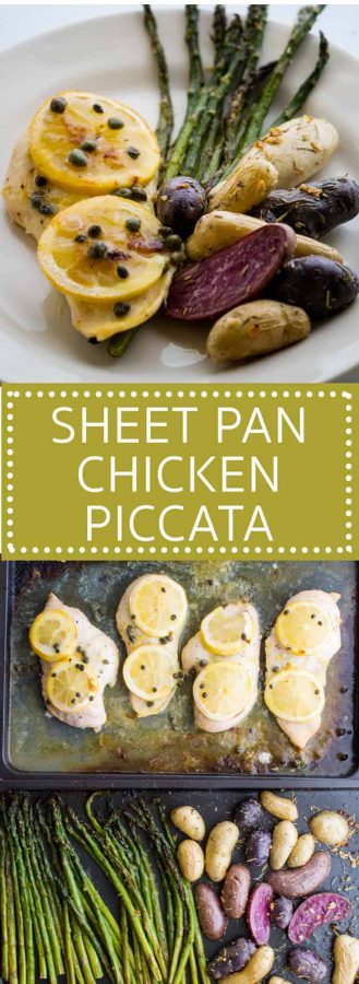 Sheet Pan Chicken Piccata