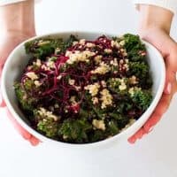 Beets & Blue Kale Crunch Salad