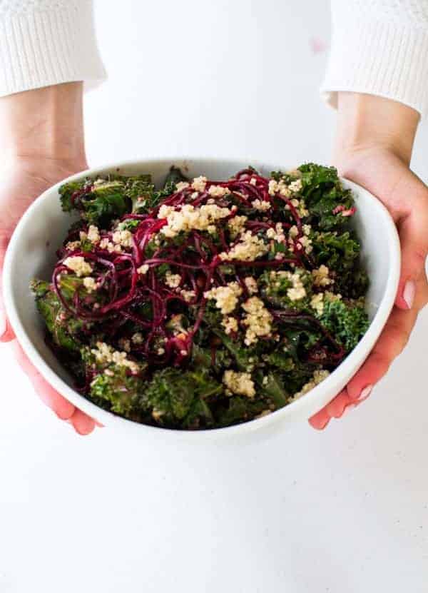 Beets & Blue Kale Crunch Salad