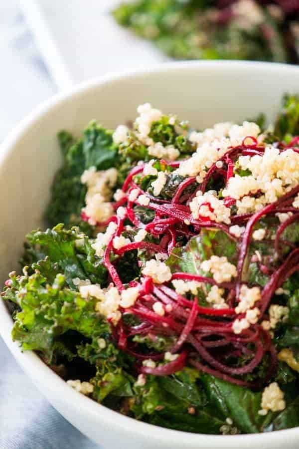 Beets & Blue Kale Crunch Salad