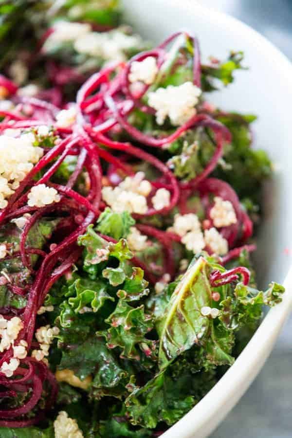 Beets & Blue Kale Crunch Salad