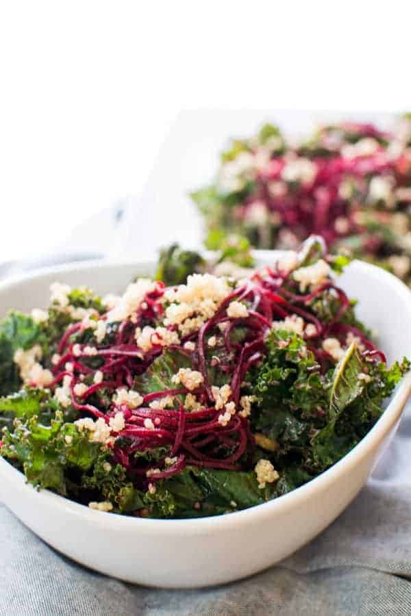 Beets & Blue Kale Crunch Salad