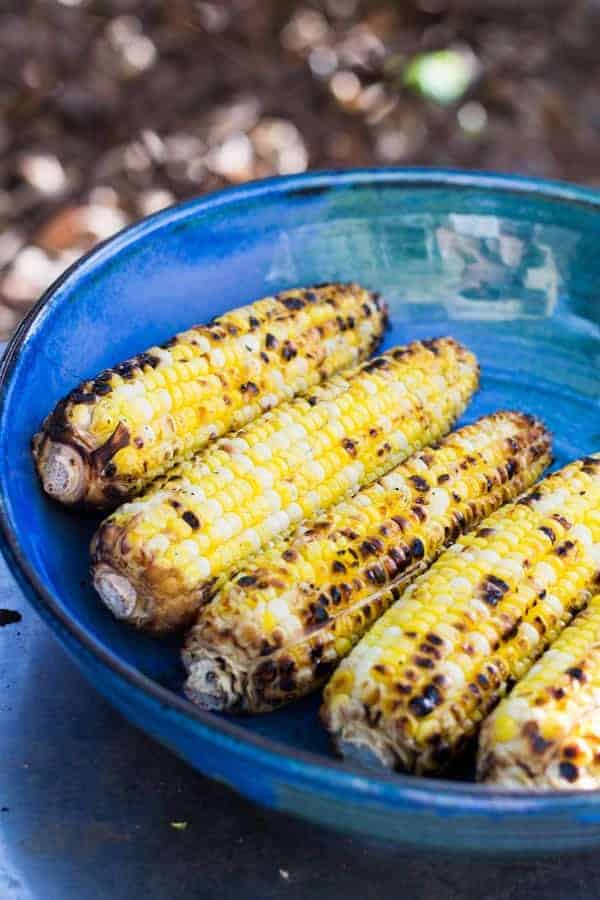 Grilled Corn Salad | Creamy Avocado Dressing