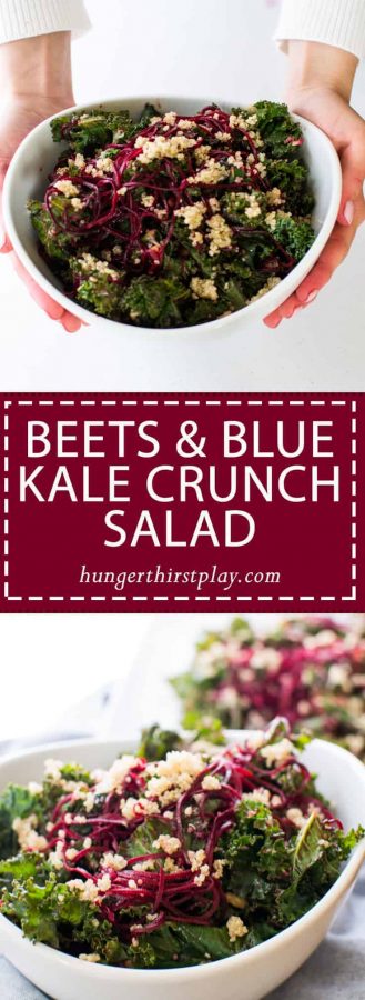 Beets & Blue Kale Crunch Salad