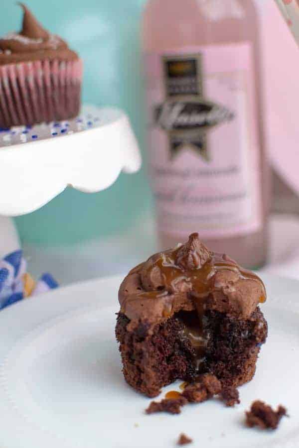 Salted Caramel Chocolate Cupcakes