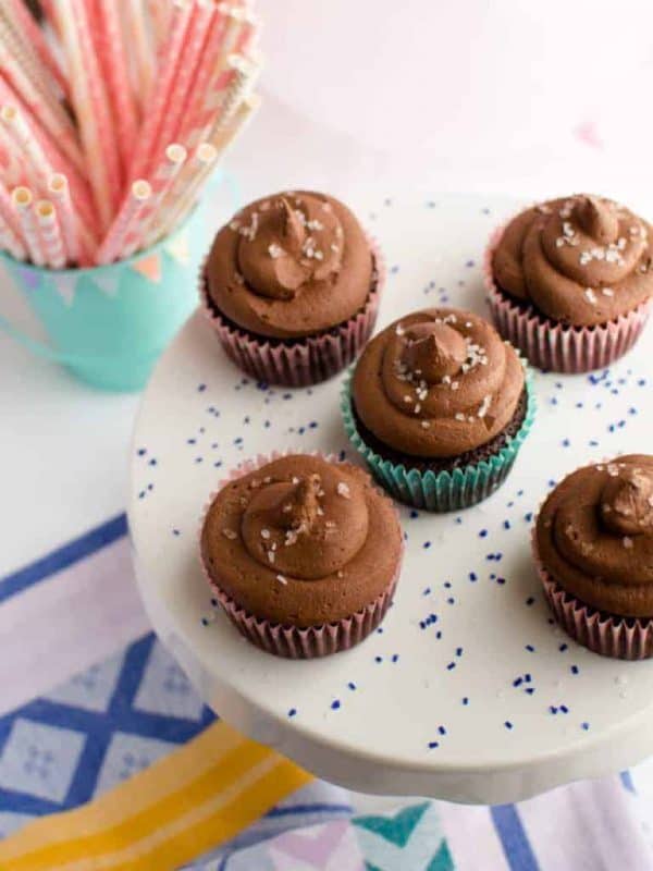 Salted Caramel Chocolate Cupcakes