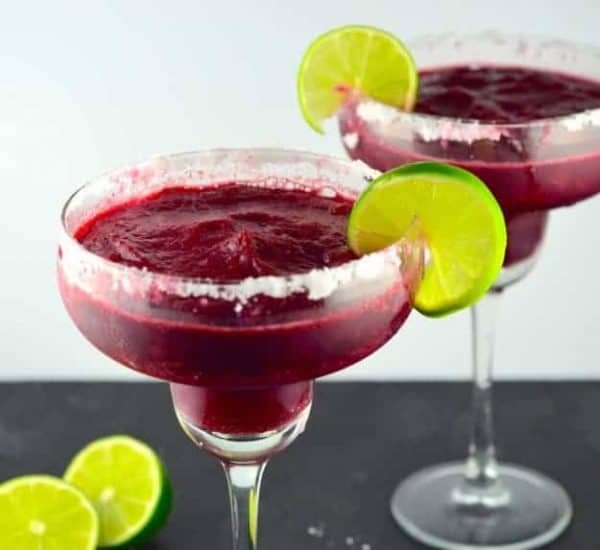 Blueberry Lime Frozen Margarita