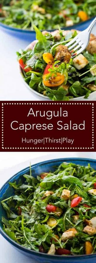 Arugula Caprese Salad
