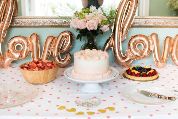 Bridal Shower in Blush & Gold