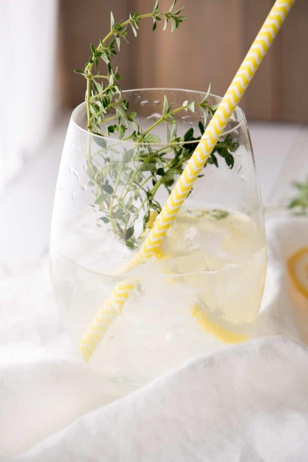 Lemon Thyme Gin Spritz