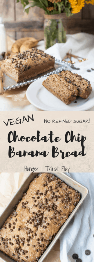 Vegan Chocolate Chip Banana Bread