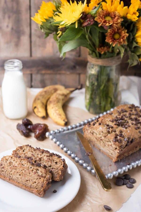 Vegan Chocolate Chip Banana Bread