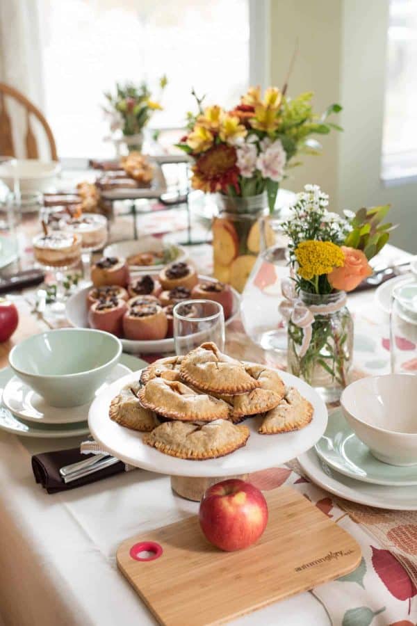 Fall Inspired Pot Luck with Autumn Glory Apples