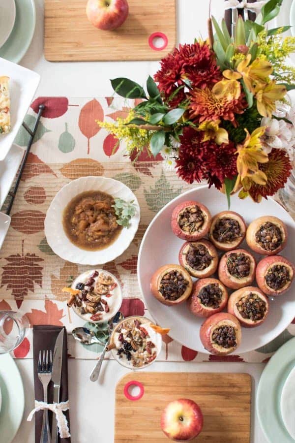 Fall Inspired Pot Luck featuring Autumn Glory Apples