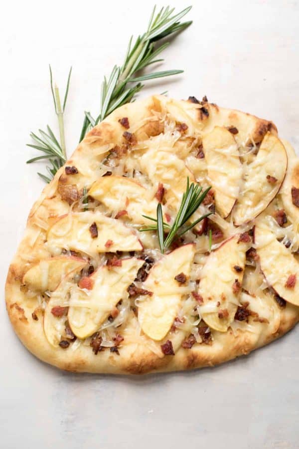 Rosemary, Apple + Gruyere Flatbread