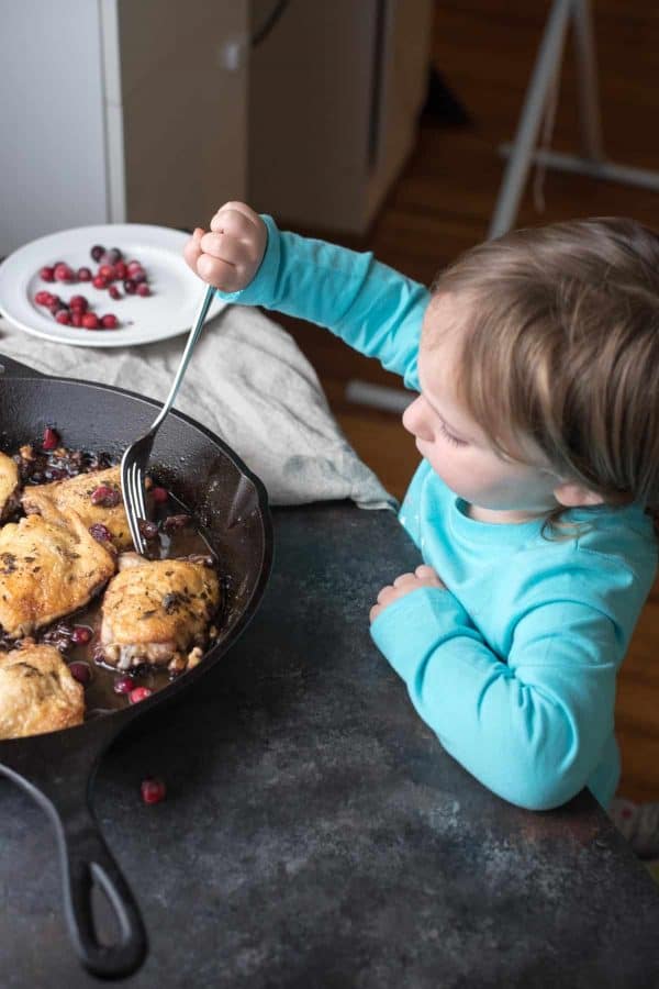 Cranberry Walnut Chicken Thighs