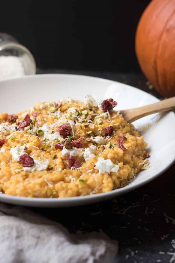 Oven Baked Pumpkin Risotto