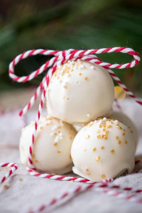 Bourbon White Chocolate Truffles