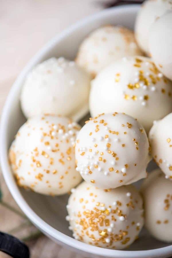 Bourbon White Chocolate Truffles