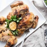 Juiciest Garlic Rosemary Roasted Chicken