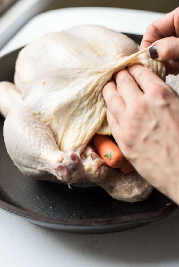 Juiciest Garlic Rosemary Roasted Chicken