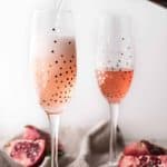 Pomegranate Prosecco Kombucha Cocktails