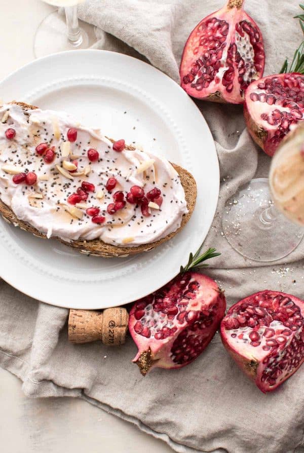 Pomegranate Prosecco Kombucha Cocktail