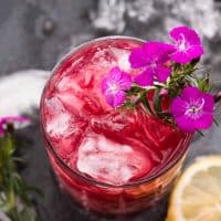 Hibiscus Bourbon Cocktail