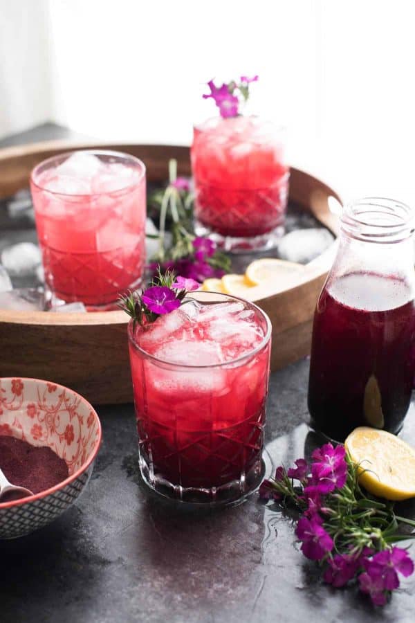 Hibiscus Bourbon Cocktail