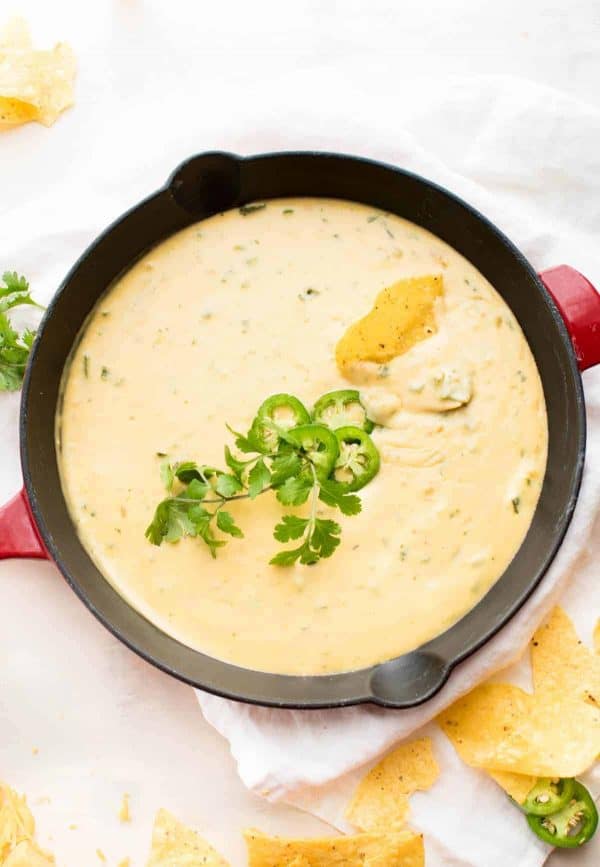 Roasted Poblano Queso Dip