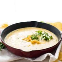 Roasted Poblano Queso Dip