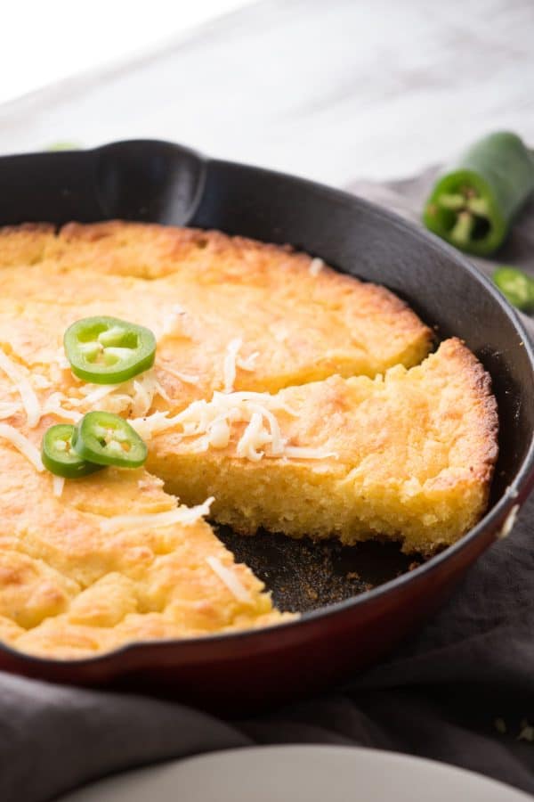 Pepper Jack Skillet Cornbread