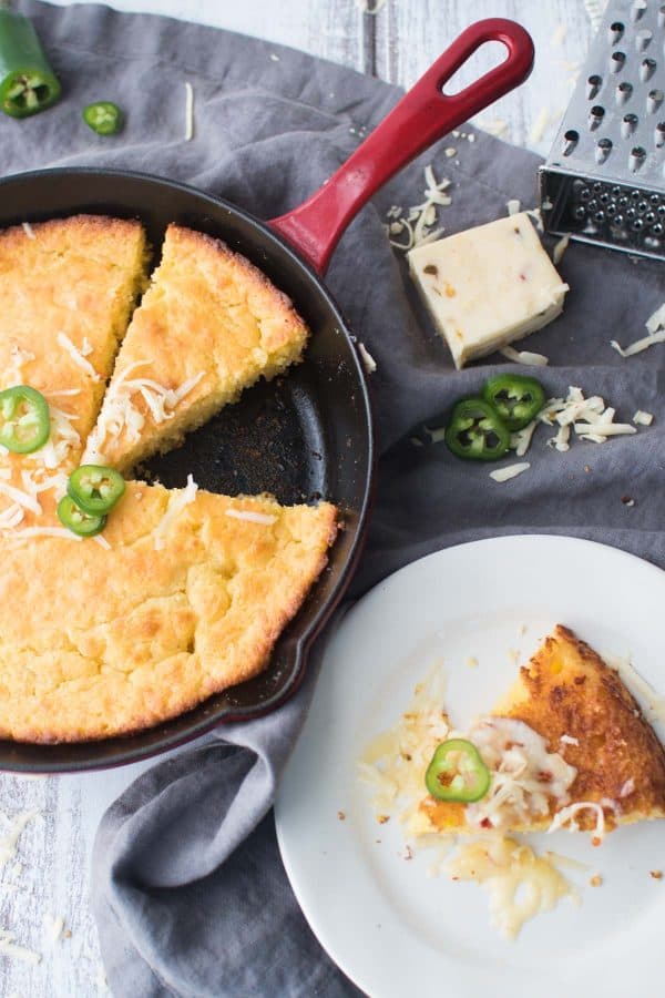 Pepper Jack Skillet Cornbread