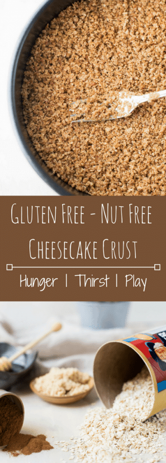 Gluten Free Nut Free Cheesecake Crust