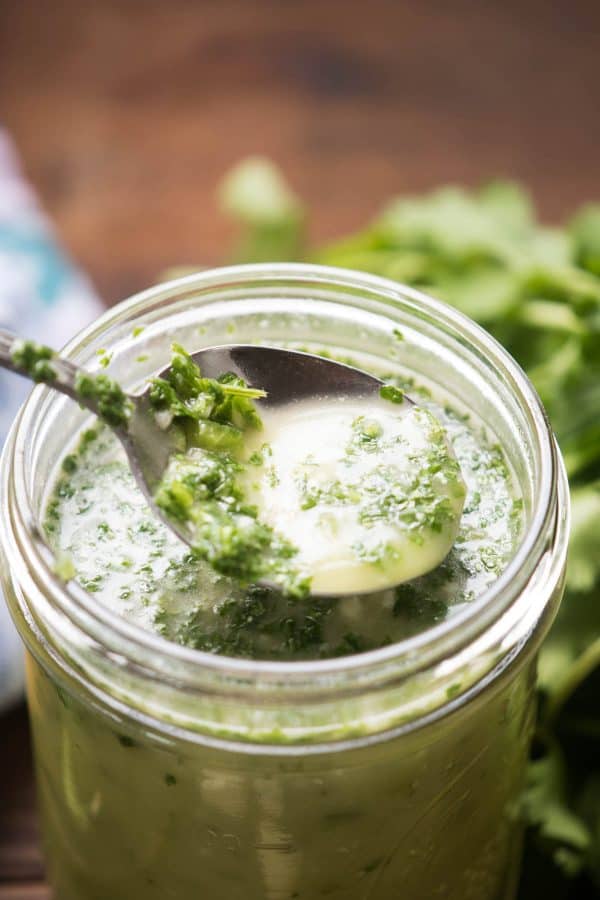 Cilantro Lime Marinade is a simple blended marinade that will bring fresh herbs, bright acidity, and natural sweetness while tenderizing at the same time.