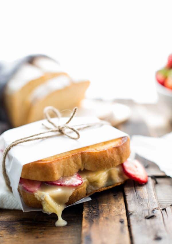 Strawberry Brie Grilled Cheese