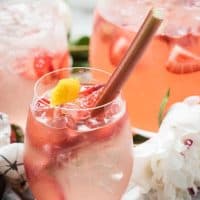 Strawberry Rhubarb Sangria